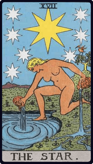 The Star tarot card